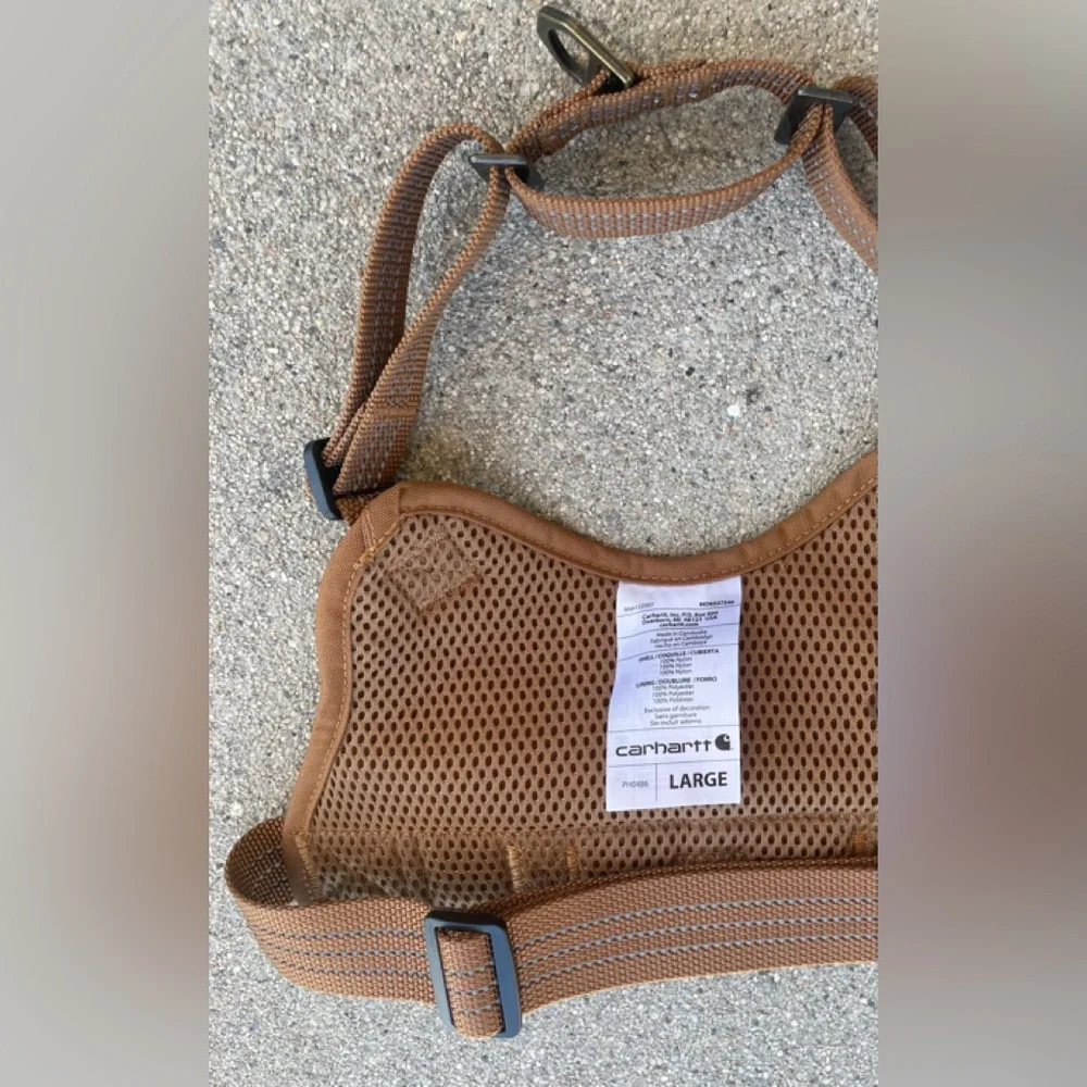 CARTHARTT HARNESS NYLON & POLYESTER NO PULL SIZE LARGE ADJUSTABLE CHEST STRAP